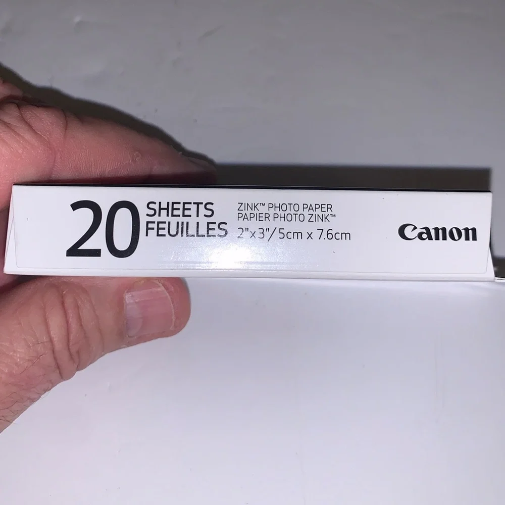 Canon Zink 2x3 Glossy Photo Paper - 20 Sheets - Brand New & Sealed!